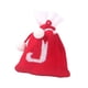 thumbnail image 2 of Bolsa de regalo tejida con letras del alfabeto | Bolsa bordada para dulces navideños | Adorno navideño personalizado | Mini bolsa colgante para decoración del árbol, 2 of 5