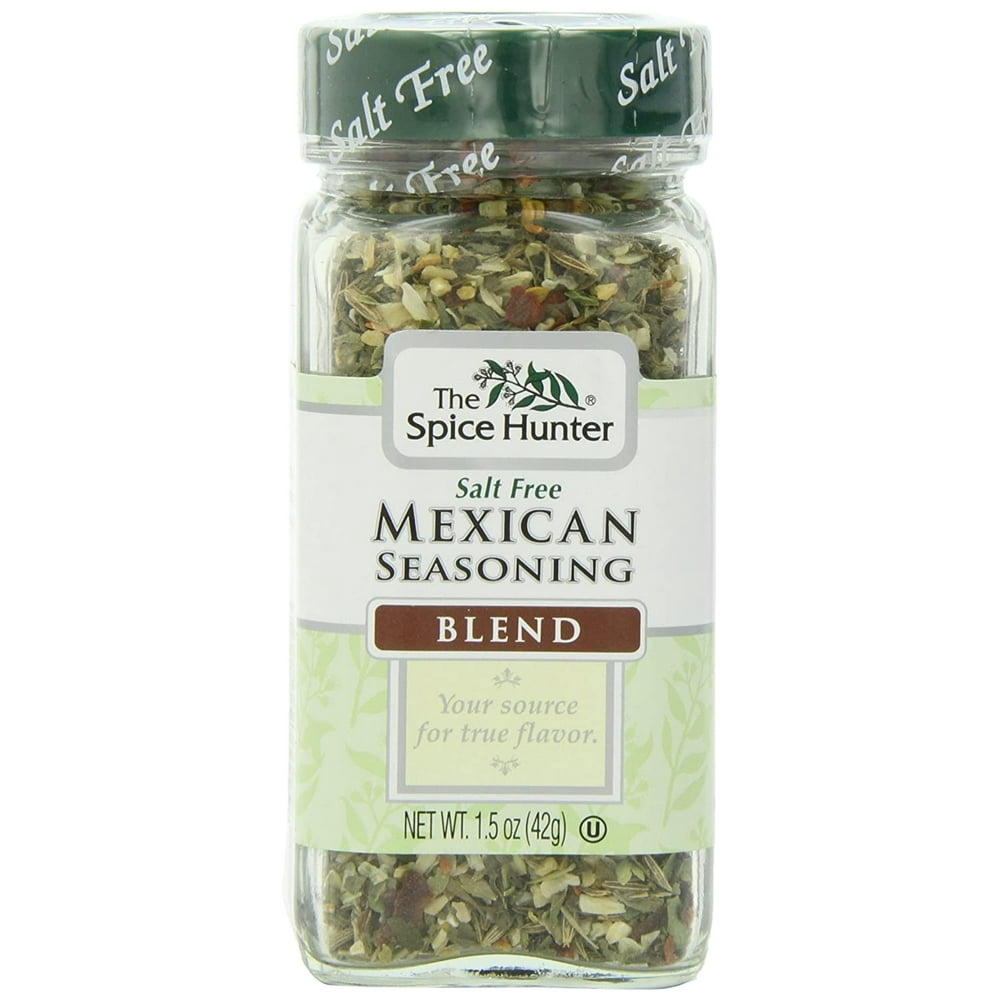 The Spice Hunter Mexican Seasoning Blend, Salt Free, 1.5Ounce Jar