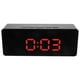 thumbnail image 3 of Reloj de alarma digital pantalla grande reloj de tablero de reloj de reloj eléctrico dormitorio LED despertador digital, 3 of 6