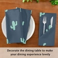 thumbnail image 7 of Coolnut Cute Cactus Cloth Napkins Set of 4 Pack, Washable Soft Table Dinner Napkins 20 inch for Kitchen, Hotel, Party, Wedding Washcloth Gift, 7 of 7