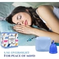 thumbnail image 2 of SHORDY Menstrual Cup (Blue), Single Pack (Large) with Box, 2 of 10