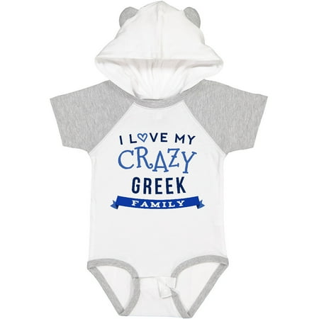 

Inktastic Greek Family Funny Boys or Girls Baby Bodysuit