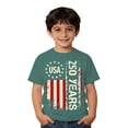 thumbnail image 4 of SIYUDAN Kids 250th Anniversary Shirt Short Sleeve T Shirts Patriotic T Shirt Toddler Tee Shirts Boys 4-5 Years Shirts, 4 of 5