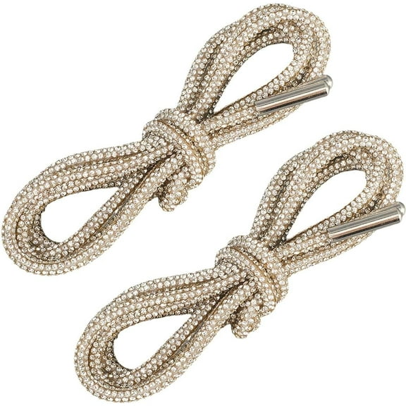 Rhinestone Glitter Rope Shiny Round Shoe Laces Bling Shoe Laces Sneakers Rhinestone Round Shoe Laces Drawstring Cords Hoodie String Replacement