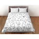 thumbnail image 3 of Juego de Funda Nórdica Gatos Graciosos, Ropa de Cama de Dormitorio & Animal Doodle, 3 of 4