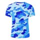 thumbnail image 4 of Fashion Men's Short Sleeve Round Neck Printed Top Blouse 2XL, 4 of 5