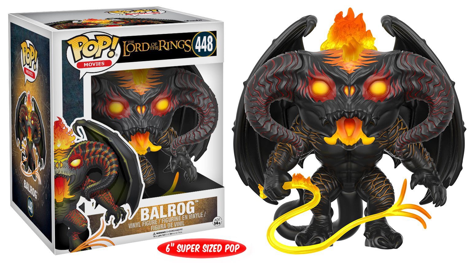 The Lord of the Rings Vinyl Figure NEW Funko Balrog 6" Pop 