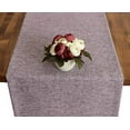 thumbnail image 2 of Decorative Table Runners for Home Dining,Coffee, Tea, Foyer Tables, Dresser Scarves, Everyday Use (Dark Lavender/French Lilac, 15x60), 2 of 3