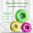 thumbnail image 6 of Elastic Food Storage Covers, Reusable Stretch Plastic Wrap Bowl Covers, 60PCS Colorful Plastic Kitchen Storage Lids Elastic Alternative to Foil for Family Outdoor Picnic (3 Size), 6 of 12