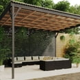 thumbnail image 1 of vidaXL 12 Piece Garden Lounge Set with Cushions Poly Rattan Black, 1 of 5