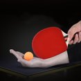 thumbnail image 4 of Juego de raqueta de Ping Pong portátil de tenis de mesa de entrenamiento profesional de 2 uds con bolsa y 3 pelotas NikouMX Deportes, 4 of 8