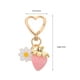 thumbnail image 4 of Lindo llavero de fresa, accesorio para niñas, decoración estética de fresa, llavero kawaii para mochila y bolso., 4 of 6