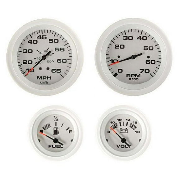 Boat Speedometer Gauge 67513PH | Sportsman White 65 MPH$$Other