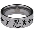 thumbnail image 2 of Ninja Tungsten Carbide Ring, 2 of 9