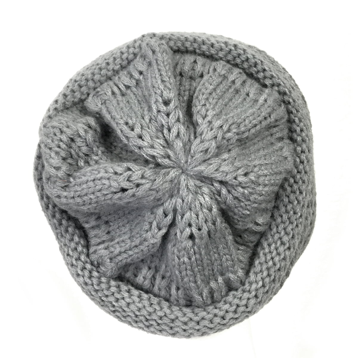 Grey Light Hat, Slouchy Wrapables® Winter Beanie Cap