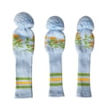 thumbnail image 3 of Equipo de cubiertas para cabezas de golf de punto de 3 piezas, juego de cubiertas para cabezas de golf, protección para golf, cubiertas suaves y creat Azul, 3 of 8