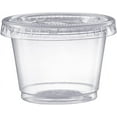 thumbnail image 5 of Pantry Value Small Plastic Condiment Containers Jello Shot Cups with Lids, 1 Oz, 200-Pack, 5 of 5