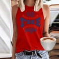 thumbnail image 2 of Cqxid525 Sale 2025 Women's Tanks Baseball Shirt Women Baseball Tank Baseball Tops Tee Cute Workout T Shirts Casual Summer Sleeveless Vest Womens Tops Dressy, 2 of 5