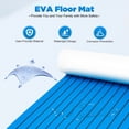 thumbnail image 2 of Anti-slip Floor Mat, Waterproof, EVA Foam Boat Faux Teak Decking Mat for Marine Yacht, 2 of 10