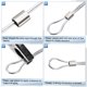 thumbnail image 5 of Uxcell 9/64" (3.5mm) Manga de detención de cable, 12 Pcs 304 Acero inoxidable bucles de crimpado conectores de tubo ovalado para cable de alambre, 5 of 7