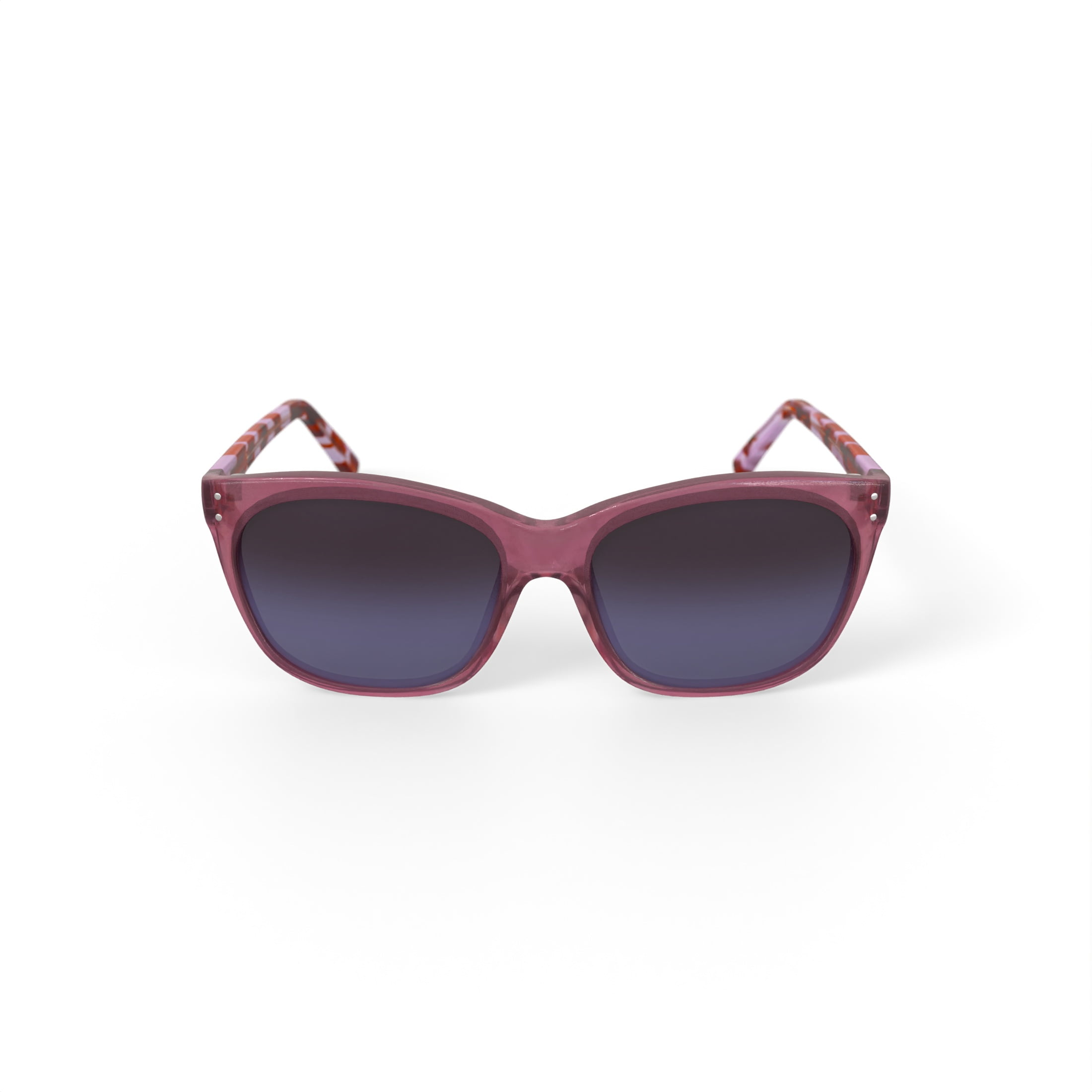 FLOWER Women's Rx'able Fashion Sunglasses, FLR1003 - Sophie, Blush, 55-18-135, with Case
