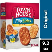 Town House FlipSides Original Oven Baked Crackers, Lunch Snacks, 9.2 oz