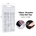 thumbnail image 4 of Graflsoa 15ml Nail Extension Kit with Dual-Tip Brush, Nail Forms, and Crystal Gel for DIY Nail Art, Includes 3 Gel Colors, Nail Pen, Tips, File, Clip, and Liquid - Model 02, 4 of 7