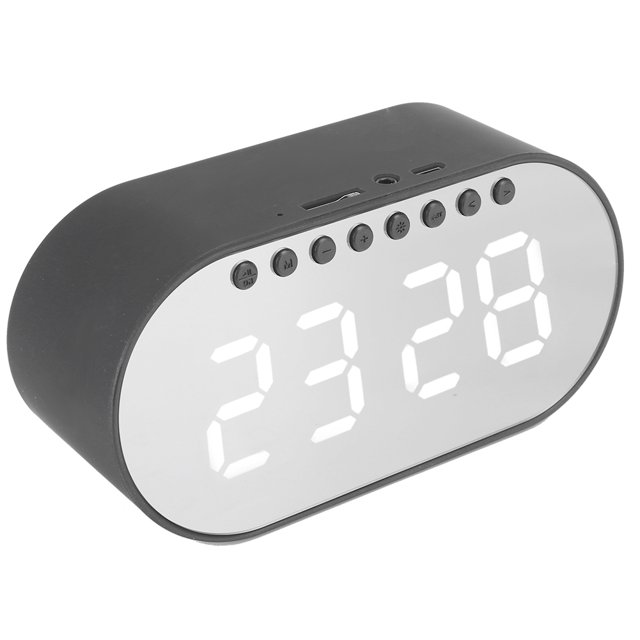 Altavoz inalámbrico con alarma para el hogar, minialtavoz portátil con pantalla Digital ajustable