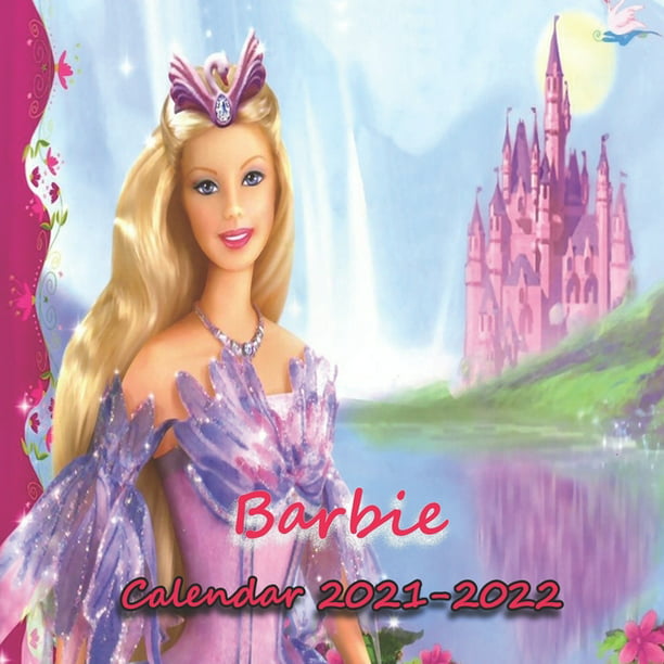 Barbie Calendar 2021-2022 : Barbie wall calendar with 18 pictures and 18  funny note  in-January of 2021 -june of 2022 planner -kids,  students, barbie lovers gift (Paperback) 