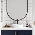 thumbnail image 3 of EDTara Splash-Free Ceramic Bathroom Sink, Easy-Clean White Vessel Basin for Vanity or Countertop Installation, 3 of 7