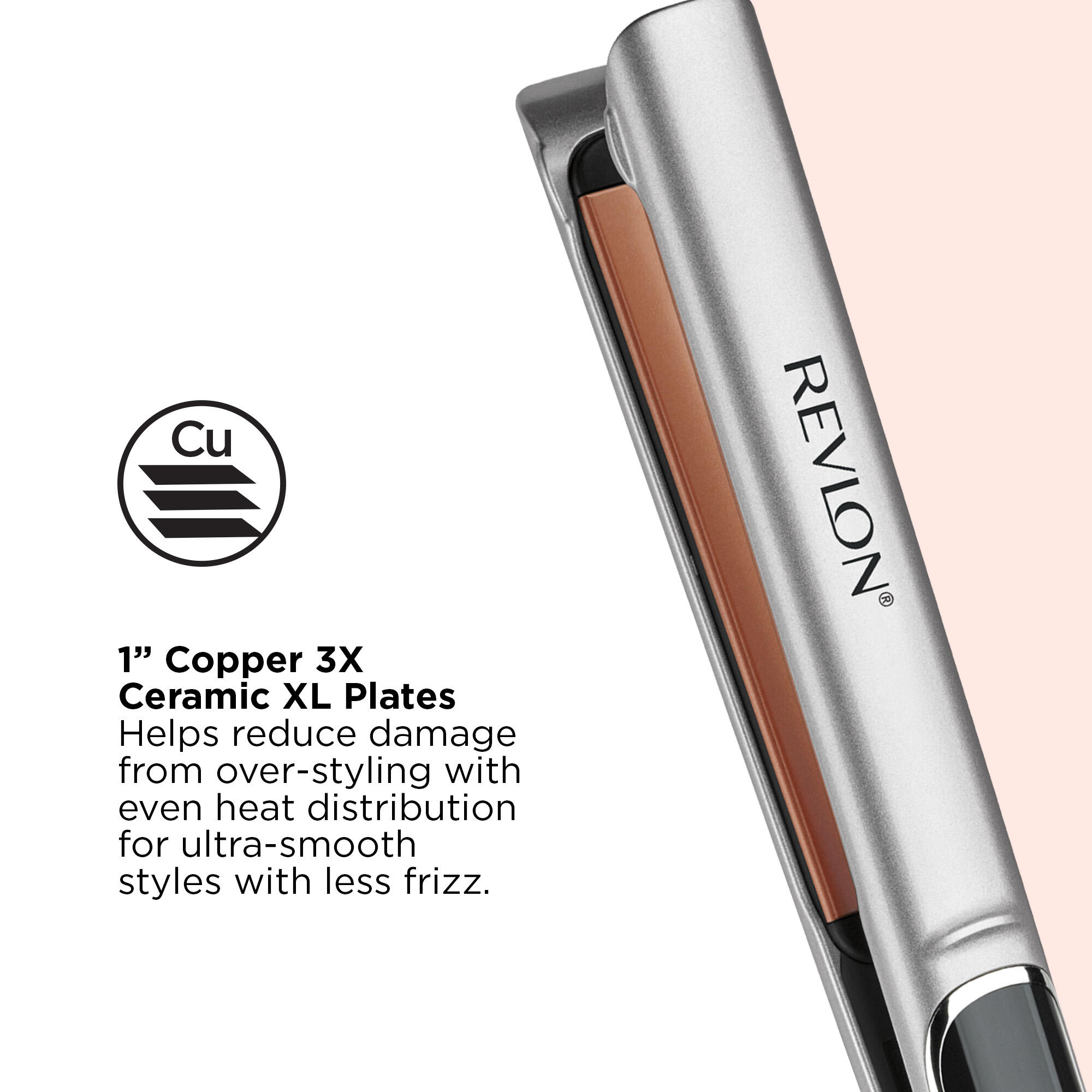 Revlon Extra Long Copper & Ceramic Flat Iron photo 2