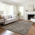 thumbnail image 6 of Addison Rugs Mayfield Washable Traditional Serpentine Brown Rectangle Rug, 2'6" x 3'10", 6 of 6