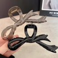 thumbnail image 5 of 13cm Acrylic Ribbon Bow Hair Claws Crab Hair Clips Glossy Barrettes Headwear Hairpins Shark Ponytail For Women Hair Accessories, 5 of 9
