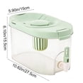thumbnail image 4 of MTBLYS 4L Cold Pitcher with Tap Plastic Beverage Dispenser Milk Tea Juices Container Tea Infuser Included Water Jug for Home Camping Use, 4 of 8