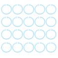 thumbnail image 1 of Book Rings, Textured Elegant Widely Used Plastic Rings Flexible Durable  For Cards For Document For Notebook Pink,Yellow,Green,Blue, 1 of 8