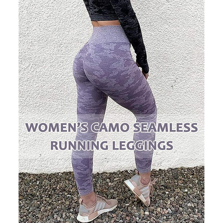 COMFREE Womens Yoga Pants Seamless High Waist Butt Lifting Squat