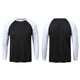 thumbnail image 3 of pstuiky camisas de hombre de manga larga, Camisa deportiva ligera y transpirable de manga larga con cuello redondo y bloques de color para hombre Tops de hombre xxl, 3 of 3