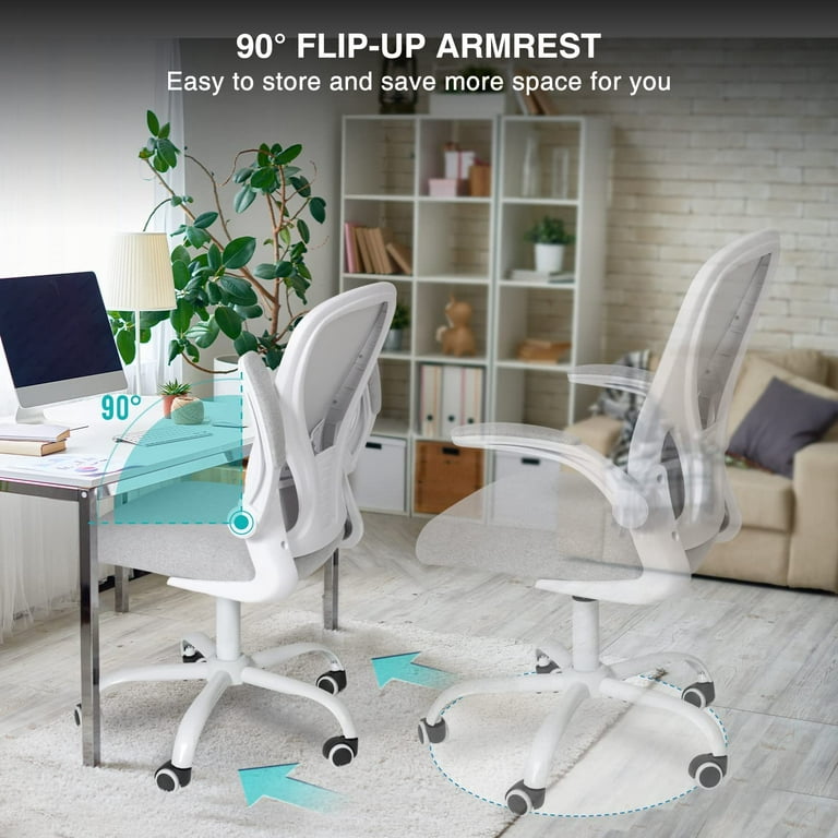 Reclining Office Chair with Foot Rest, Mesh Office Chair, Ergonomic Office  Chair with footrest, Computer Desk Chair with Lumbar Support Pillow, 280lb  Capacity 