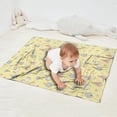 thumbnail image 2 of Yellow Princess Unicorn Pattern Blanket,Comfortable Soft Flannel Throw Blanket,All Season,Warm Lightweight Blankets for Sofa Bed Couch Living Room Chair,30"x40", 2 of 4