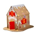 thumbnail image 2 of Christmas Cardboard House Kits, Disassemble Cardboard House, Early Learning Toys Style C, 2 of 8