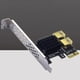 thumbnail image 4 of Tarjeta de expansión controladora PCIe Sata III de 2 puertos para minería de chía para l, azul, 4 of 5