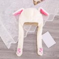 thumbnail image 2 of Glow Rabbit Funny Play Toy Bunny Ears Airbag Sombrero de juguete (no blanco brillante) Ehuebsd libre de BPA, 2 of 9