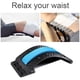 thumbnail image 5 of Vogacara Masajeador de espalda Fitness Relajación Camilla Estiramiento Presión Aliviar Viaje Plástico Columna vertebral Soporte Tipo 2 Púrpura masajeadores Tipo 2 Azul Vogacara CE011707-05, 5 of 6