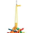 thumbnail image 4 of Rzvnmko Large Parrot Bird Toys,Colorful Wooden Blocks Beads Chewing Bird Toys for Parrots,Birds Macaw Toys Cockatoo Toys African Grey Parrot Toys Medium Parrots, 4 of 11
