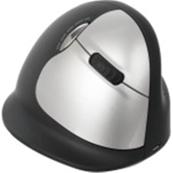 R-Go Wireless Vertical Ergonomic Mouse Large Left Hand, Black