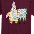 thumbnail image 3 of SpongeBob SquarePants - SpongeBob and Patrick Tie Dye - Men's Short Sleeve Graphic T-Shirt, 3 of 6