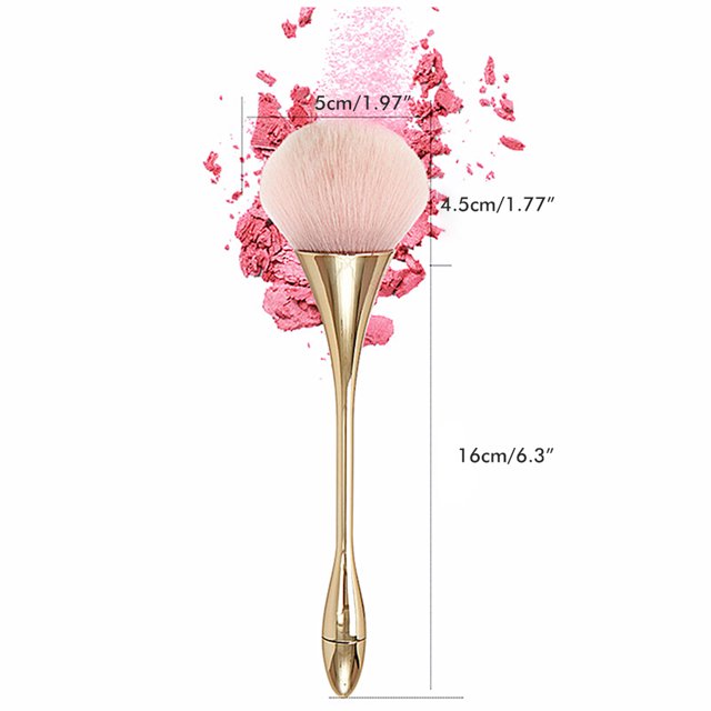 Brocha de maquillaje tipo copa BuyWeek con forma de rosa Fibra de primera calidad
