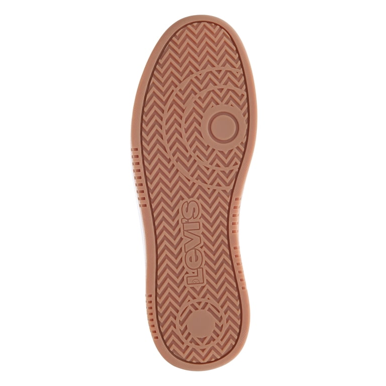Levi's Men's Lace-Up Synthetic Leather Lowtop Sneakers, Durable