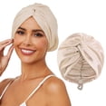 thumbnail image 1 of Adjustable Silk Satin Hair Bonnet For Sleeping, 1 of 4