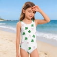 thumbnail image 2 of Grblisyd Girls One Piece Swimsuits Cute Cartoon Crew Neck Swimwear Athletic Bathing Suit 2-13Y, 2 of 6